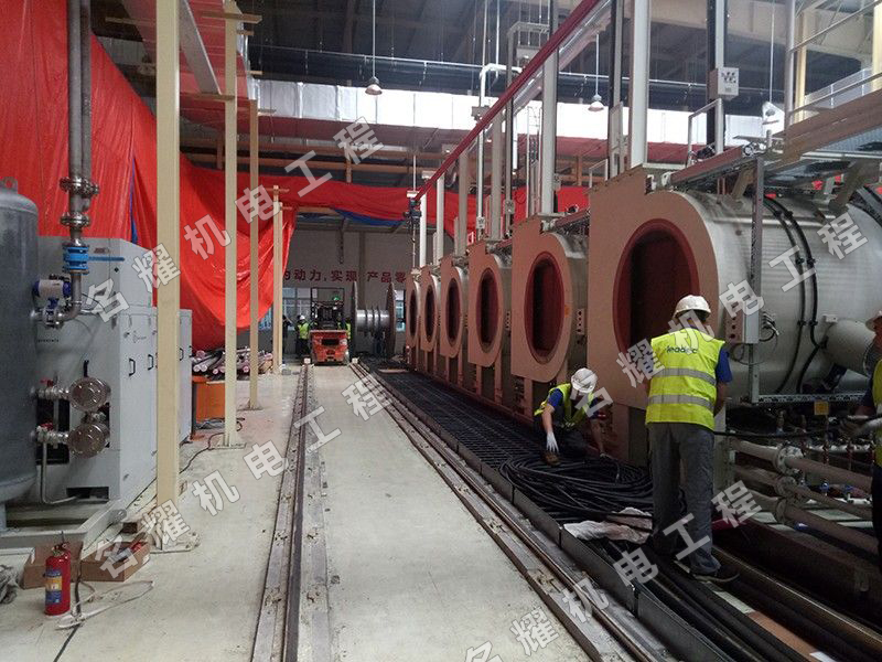 菏澤市名耀機電工程有限公司工程案例保定長城熱處理線搬遷